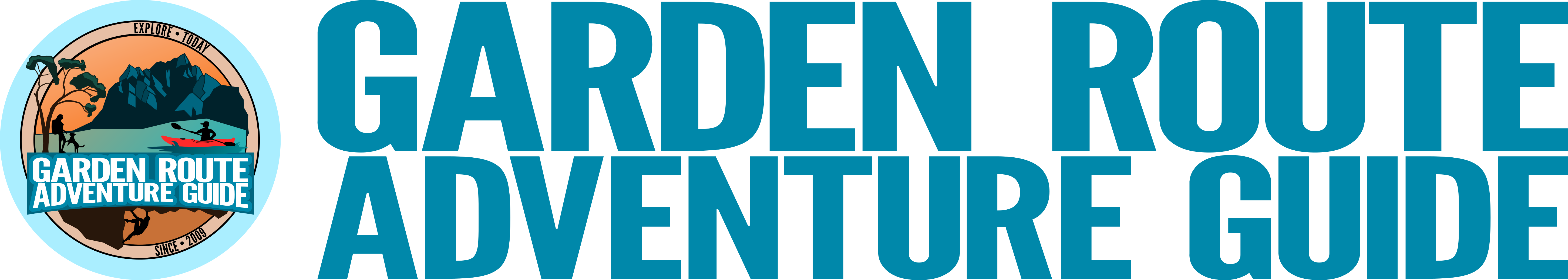Garden Route Adventure Guide Website Logo Blue